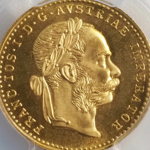 1915 austria gold - gold, ducat