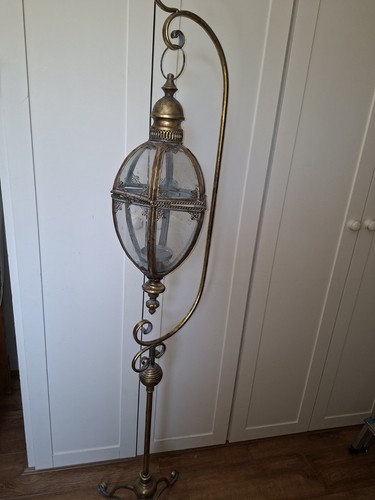 Antique brass floor standing - brass,