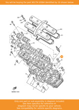 YAMAHA Nut, 90179-10584 OEM