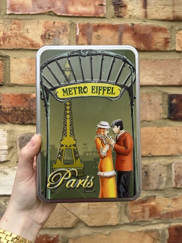 Tin vintage retro style - tin,