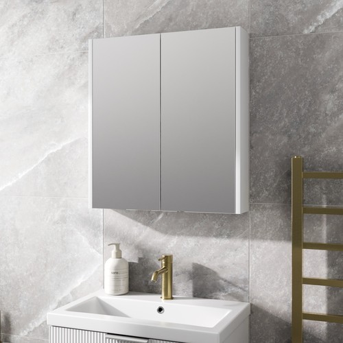 Bathroom mirror cabinet door - bathroom,