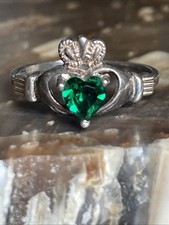 Emerald & Sterling Silver