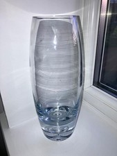 Clear Glass Vase 26cm High