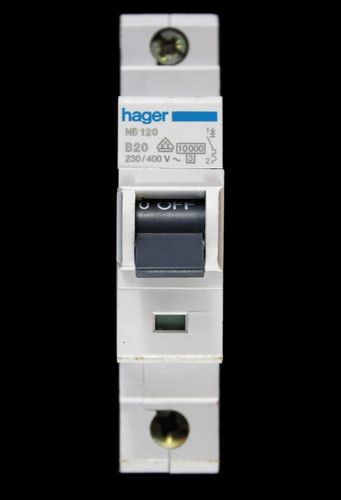 Hager amp curve 10ka mcb - curve, b