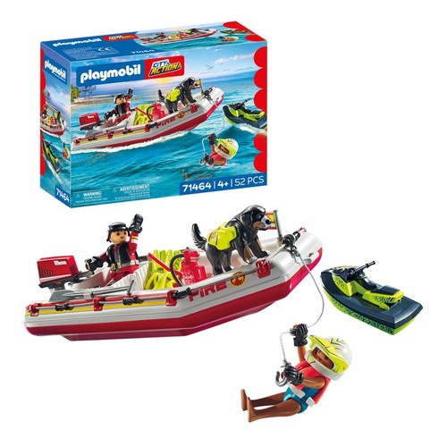 Playmobil fireboat with aqua - playmobil,