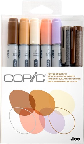 Copic doodle kit people - doodle,