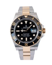 Rolex Submariner 126613LN Watch Black Dial Steel & Yellow Gold Strap 2022