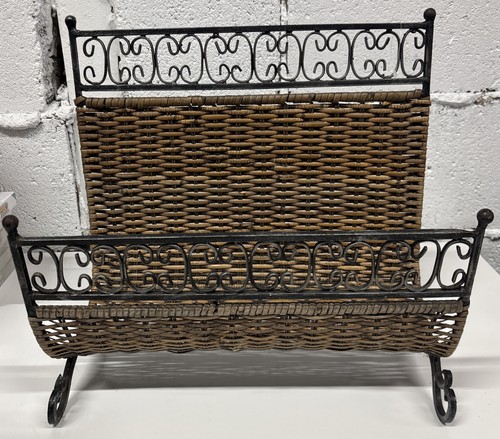Vintage retro wicker and - vintage/,