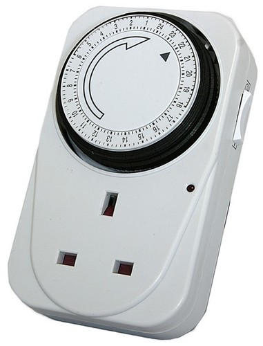 Hour mains plug - 24, timer