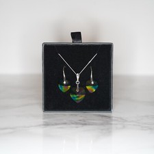 925 Silver Rainbow Earrings +