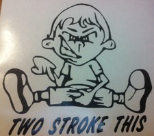 2 STROKE MOTORCYCLE VINYL