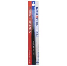 Tamiya Craft Tools Straight Tweezers - Ideal for Model Making - 74004