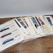 LOT - Lincoln Zephyr V-12 Print Ad Continental Coupe Custom Sedan Original