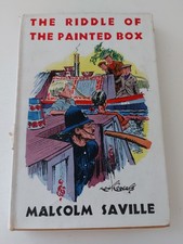 1947 The Riddle of Painted Box Malcolm Saville 1st Edition Hardback Book - VGC!!