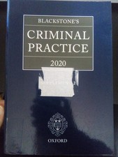 Blackstone's Criminal Practice