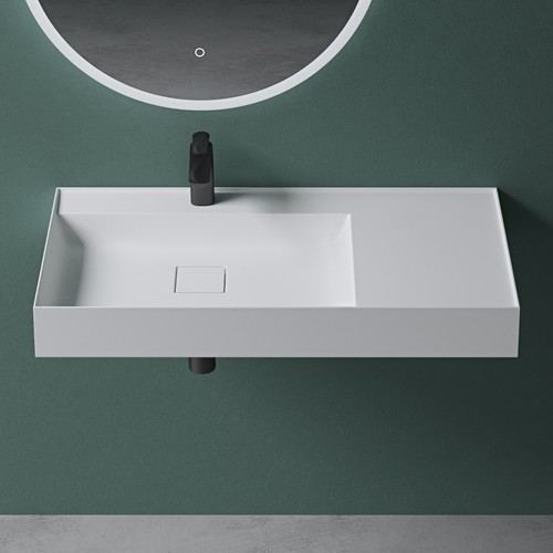 Bathroom sink countertop wall - sink,