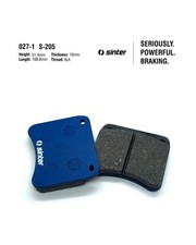 Sinter kart brake pads S-205 medium Kelgate GTK 10mm, Gearbox, 250