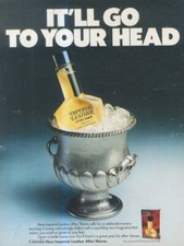 B9 VOGUE/HARPERS/NOVA ADVERT 13X10 IMPERIAL LEATHER - AFTERSHAVE