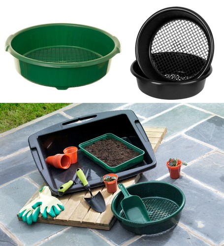 Large plastic riddle sieve - large,