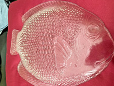 Vintage glass fish shaped
