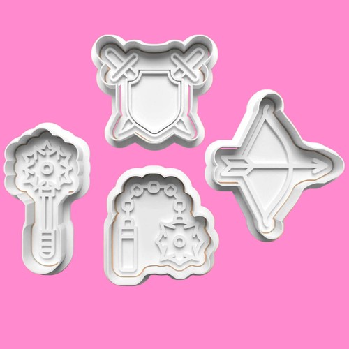 Medieval weapons cookie - medieval, cutter