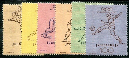 Yugoslavia 1952 698 - 698-703, **