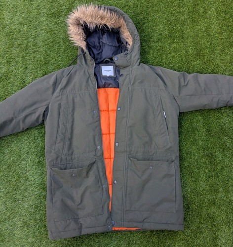 Jack jones mens green padded - &,