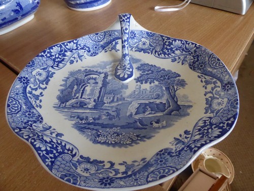 Spode blue italian handled - spode,