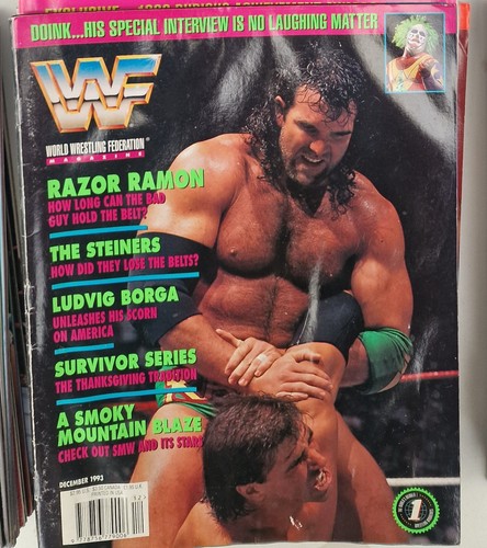 Wwf magazine december 1993 - magazine,