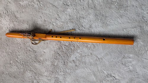 Handmade wooden flute with - handmade,