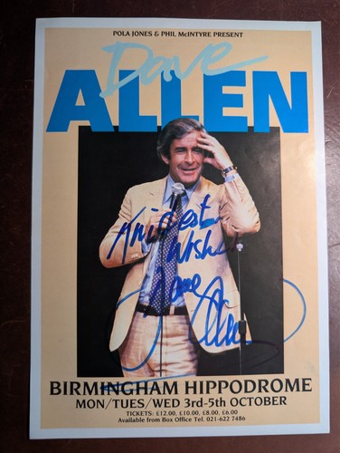 Vintage signed dave allen - signed,
