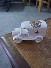 Arcadian Crested China WW1 Red