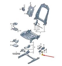 AUDI A4 B9 FRONT LEFT SEAT