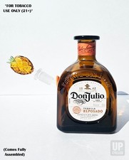 Don Julio Tobacco Pipe Pack - Handcrafted Authentic Glass Bottle - Made in USA