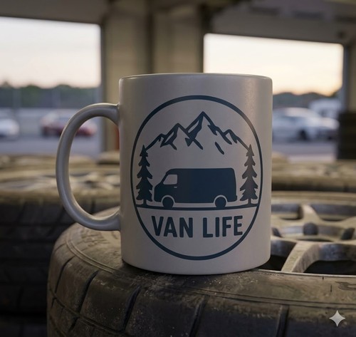 Van life decal sticker - van,