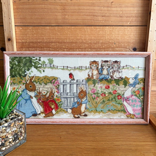 Vintage hand stitched beatrix - stitched,