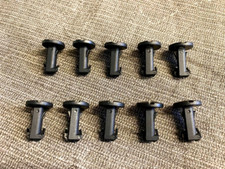 FIT RENAULT BUMPER TOW EYE COVER TRIM CLIPS 10x