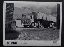 British Leyland Truck AEC Mandator- Original 1970's BL Press Photo 8.5" x 6.5"