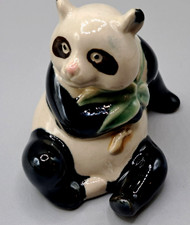 Vintage 3" PANDA BEAR Black