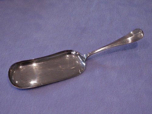 Antique silver plate crumb - plate,