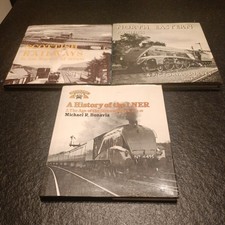 3x Books - Scottish Railways North Eastern Pacific's  history LNER STREAMLINERS