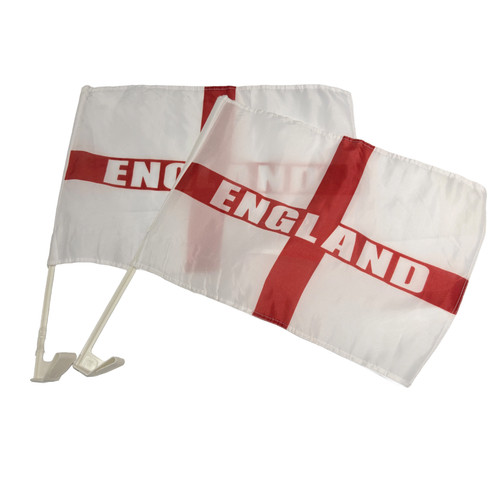 England car window flags - car,