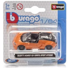 Bburago 1:64 Bugatti Veyron Grand Sport Vitesse Toy Car - Brand New - Sealed 