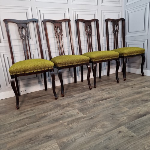 Antique dining chairs set - antique,