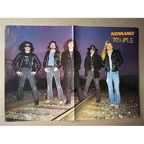 Trouble kerrang pin poster - trouble,