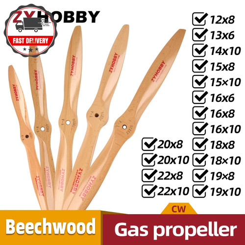 Wooden airplane propeller - airplane,