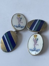 Vintage Gold Tone Enamel