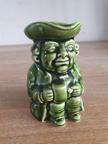 Vintage green toby - toby, jug