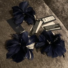 Navy Blue Fascinators.  (x3)