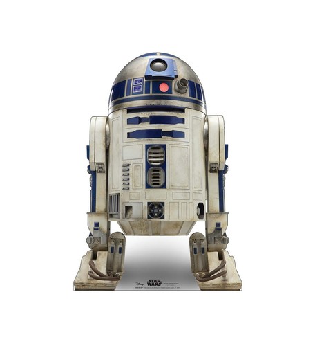Cardboard people life - people, r2-d2